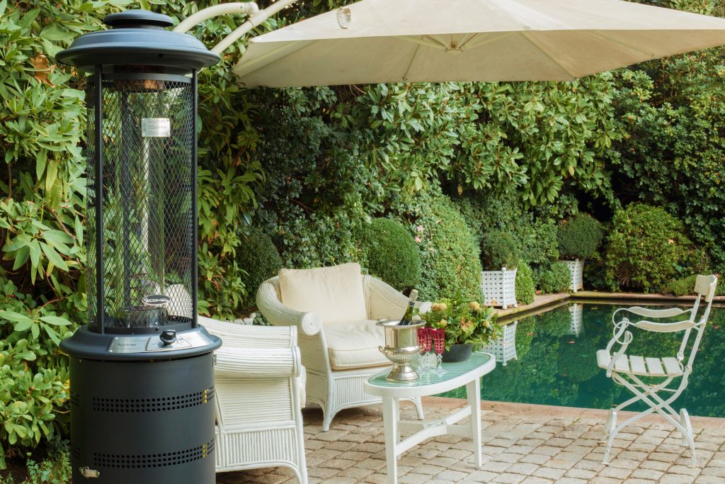 Estufa Exterior M10 Inferno Premium Retráctil – Combi